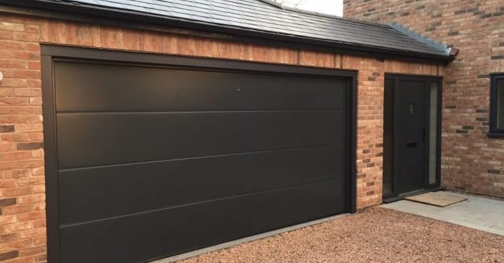 Modern Hormann garage door in Cottenham